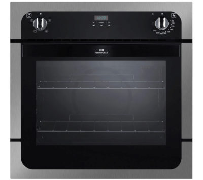 NEW WORLD  NW601FP Electric Oven - Black & Stainless Steel